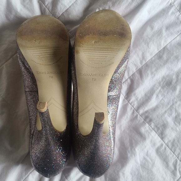 💕Enzo Angiolini sparkling pink heels - Picture 7 of 8